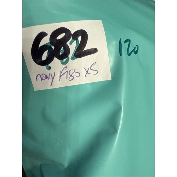 FIGS Women XS Navy Zamora Jogger Scrub Pants Medical Comfort Designer Luxury - Picture 9 of 9